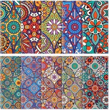 20 Pcs Microfiber Cleaning Cloth for Glasses Mandala Microfiber Soft Multicol...