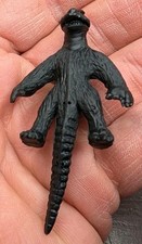 Vintage Bandai Black Godzilla Mini Figure Monster Toho Japanese 3"