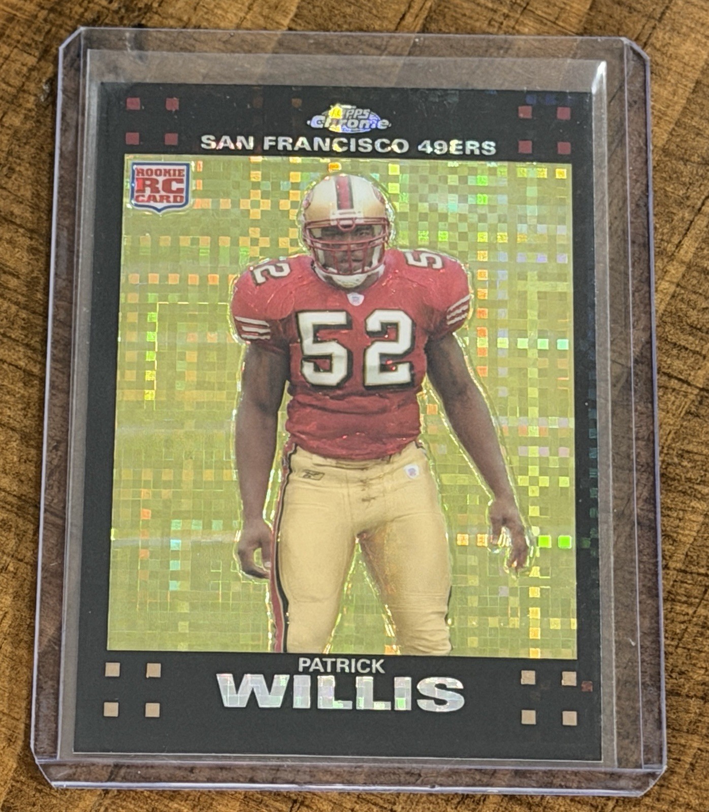 2007 Topps Chrome Xfractor Rookie Patrick Willis 49ers #TC240