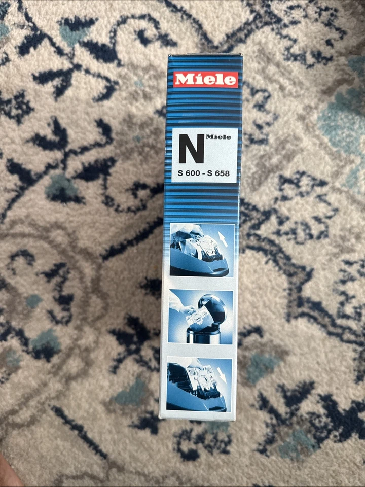 3 OEM ORIGINAL AUTHENTIC Miele N S 600-S 658 Vacuum Bags/ 5 Per Box BNIB - Image 3 of 4
