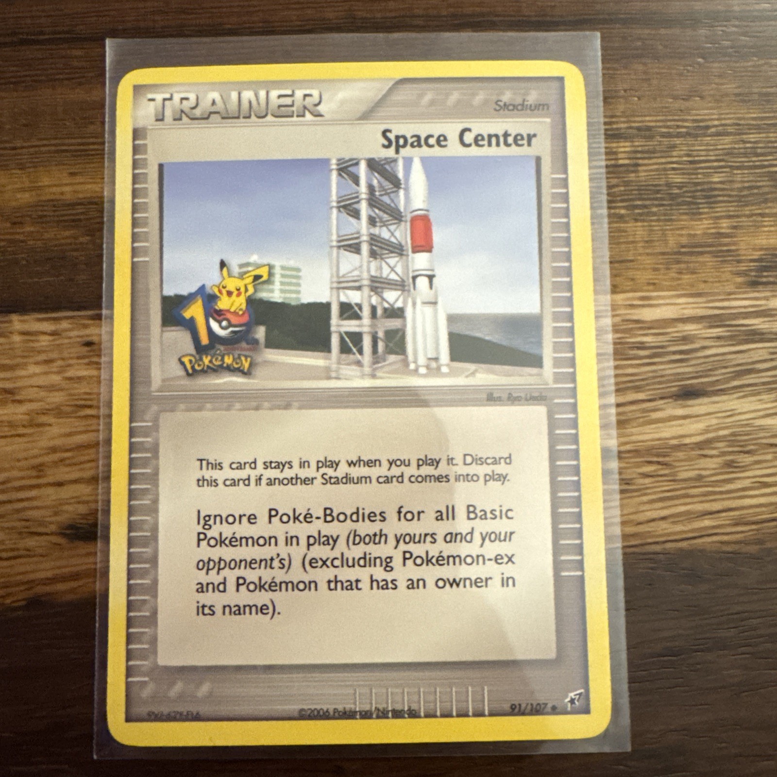 10th Anniversary Space Center 91/107 EX Deoxys Promo Pokemon Card Rare NM