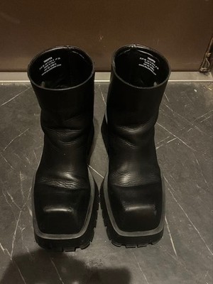 Men 7.0US BALENCIAGA Trooper Boots Leather E Limited Edition VHTF
