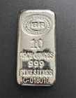 IGR Istanbul Gold Refinery 10 Ounce Silver Bar .999 Fine Silver w/ COA
