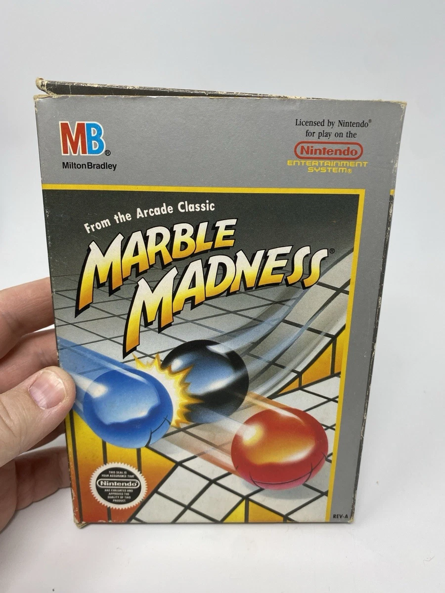 FC★MARBLE MADNESS NES 海外版★箱付・説明書付・ソフト付 Marble Madness - (NES) Nintendo Entertainment System [Pre-Owned