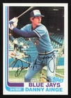 1982 Topps #125 Danny Ainge Toronto Blue Jays QTY Available