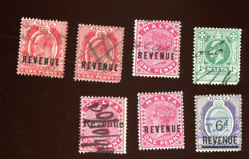 stamp-Malta-lot of 7-lot 4