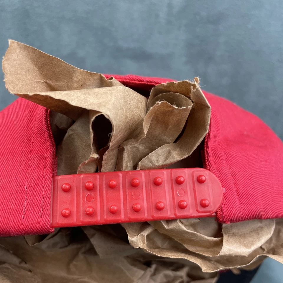 Vintage Coca Cola Baseball Cap Hat Red/ Black Lid Snap Back Embroidered Rare EUC - Image 4 of 4