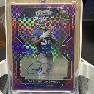 2021 Panini Prizm - Rookie Gary Brightwell #400 Purple Power Prizm Auto  /49 