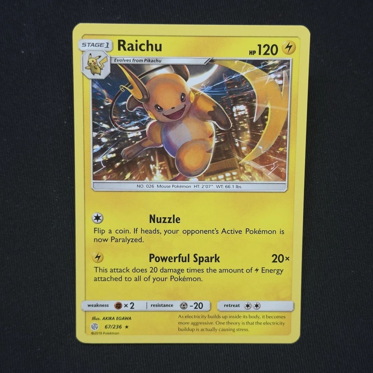 Raichu Pokemon Card for sale | eBay