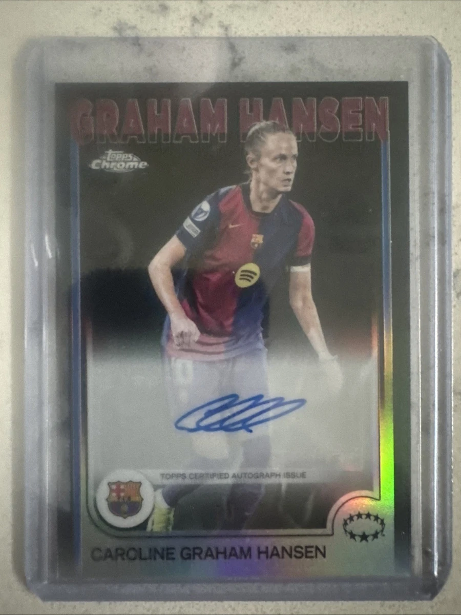 キャロライン グラハム ハンセン Topps Chrome 直筆サイン キャロライン グラハム ハンセン Topps Chrome 直筆サイン Caroline
