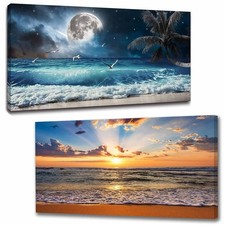 2 Pack Diamond Painting Kits Moon Sea, Large Diamond Art Kits for Adults Suns...