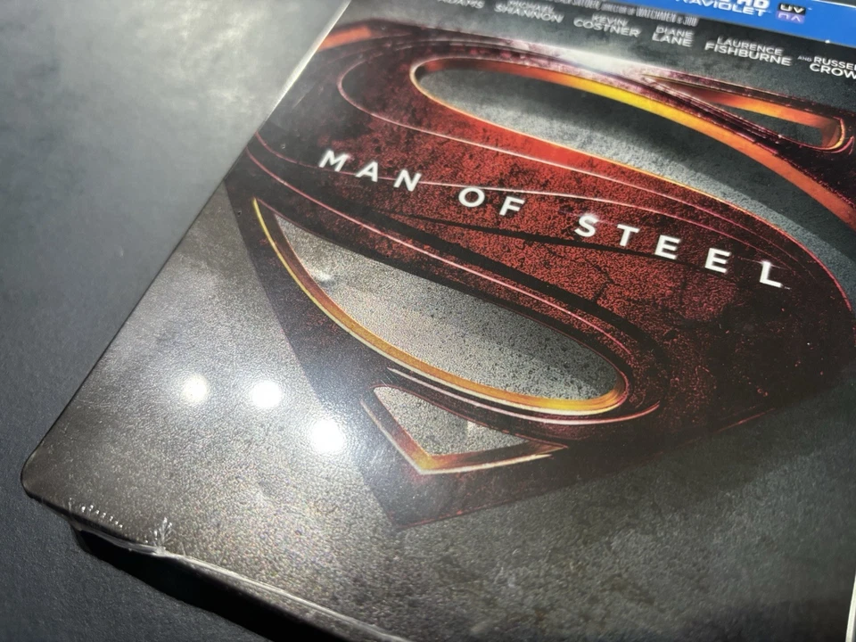 Man of Steel (Blu-Ray, DVD) 3 Disc - Steelbook SEALED DENTED - Image 4 of 4