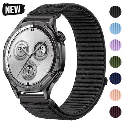 Sport Nylon Loop Armband Uhrenarmband Band Universal 22mm Smartwatch Ersatzband