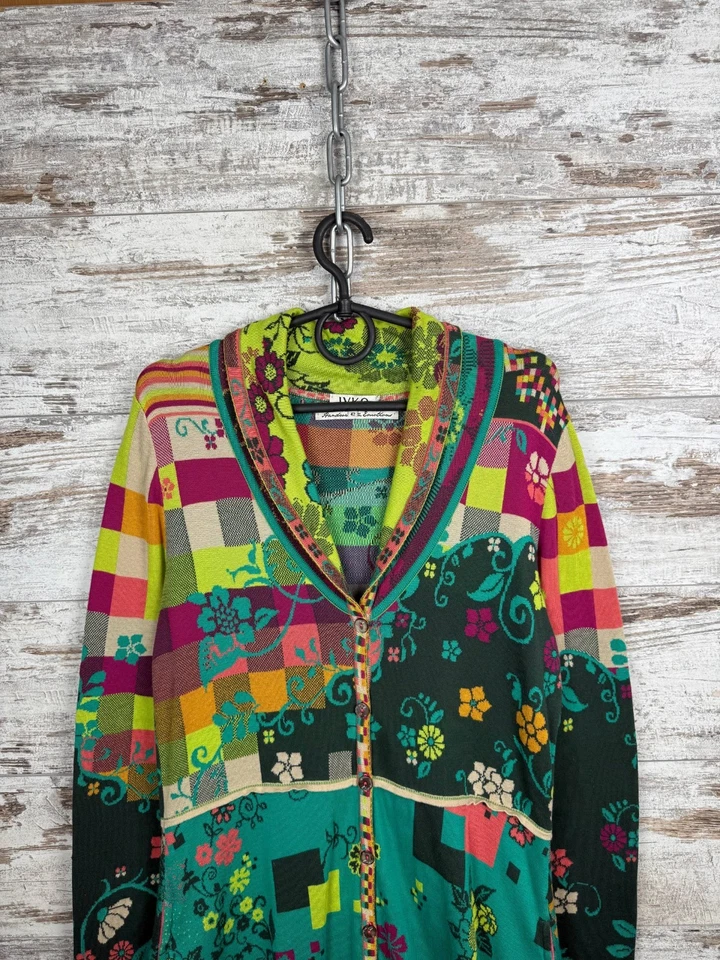 Abrigo para mujer IVKO multicolor talla 42 Foto 2 de 4