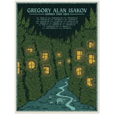 Gregory Alan Isakov Summer Tour 2025 Indie Folk Concert Poster