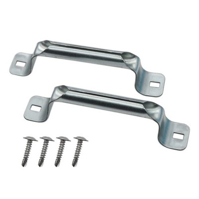 Abeicy 2 Pack Heavy Duty Garage Door Pull Handles for Most Bottom Lift Silver 