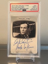 William Shatner 2019 Twilight Zone Autograph PSA 9/10 Auto