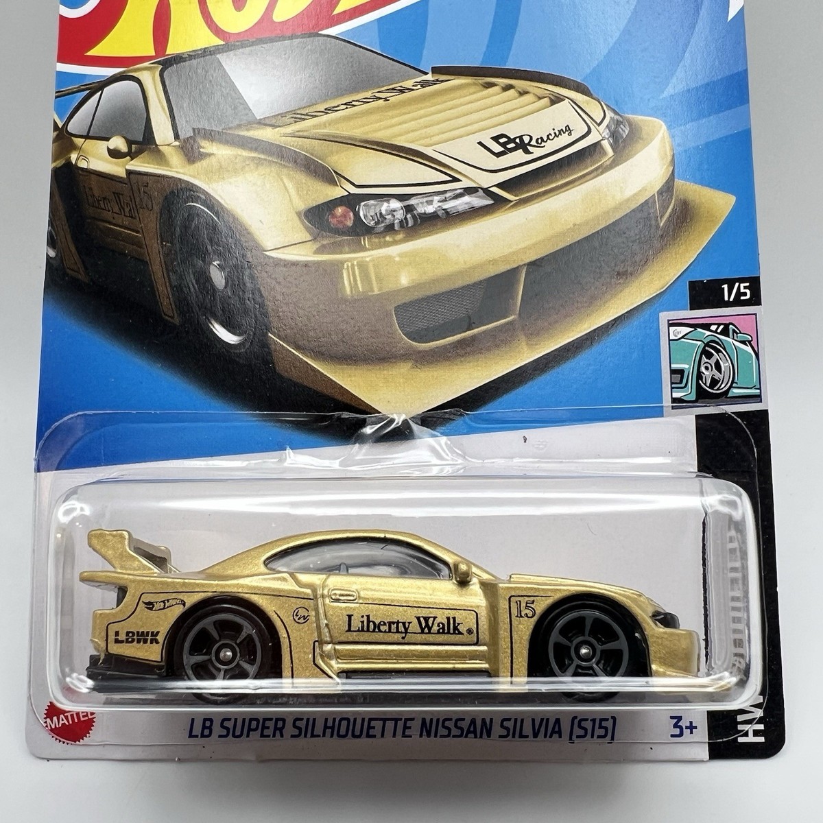 2023 Hot Wheels. LB Super Silhouette. Nissan Silvia (S15). Liberty