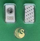 1x Perth Mint Kangaroo 9999 Silver Bar 1oz - UNC - in high-quality capsule