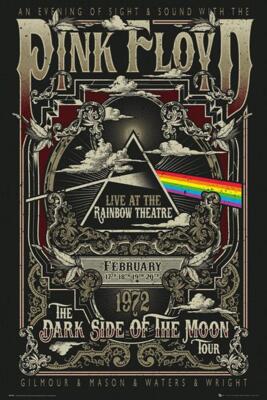 Pink Floyd Poster Live at the Rainbow Theatre, London 61 x 91,5 cm