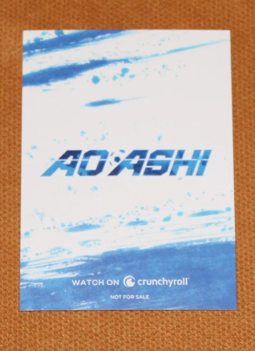 AOASHI Anime Expo AX 2022 PROMO CARD Set of 4 AO ASHI Crunchyroll