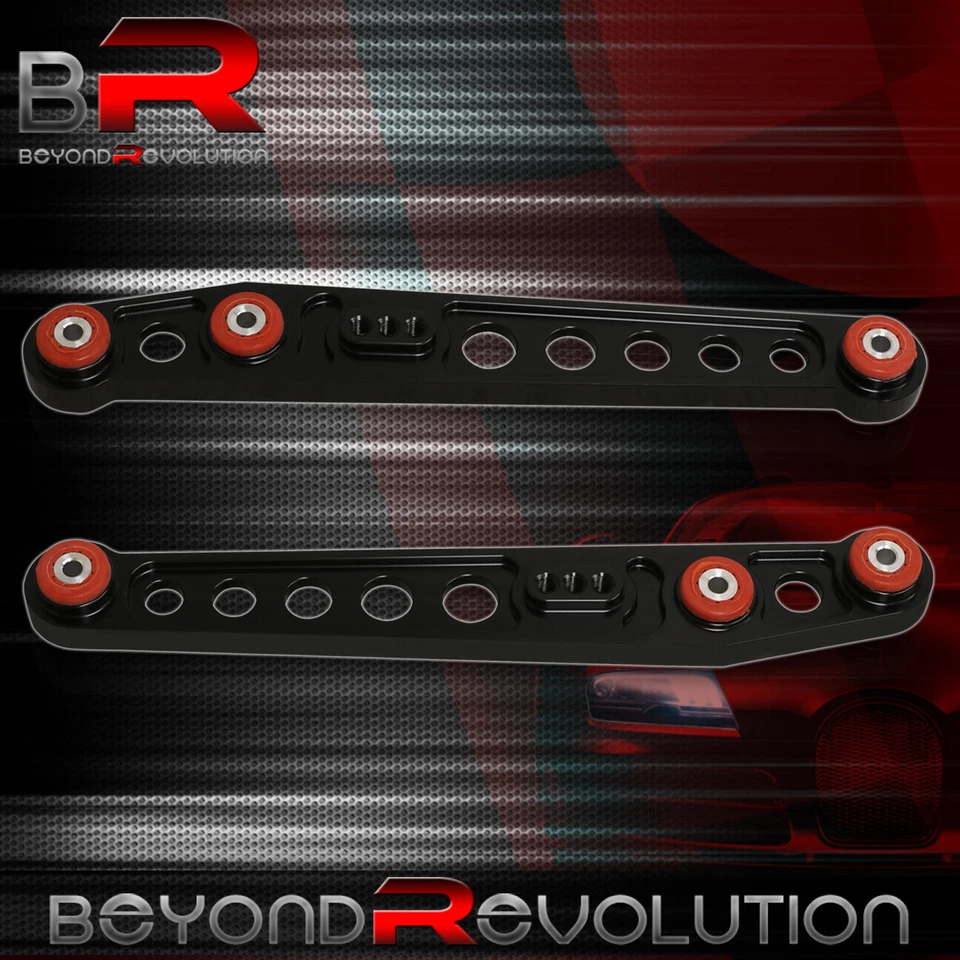 Brazos de control inferiores de suspensión de aluminio para Civic EJ EK EM 1996-2000 barra soporte BK Foto 3 de 3