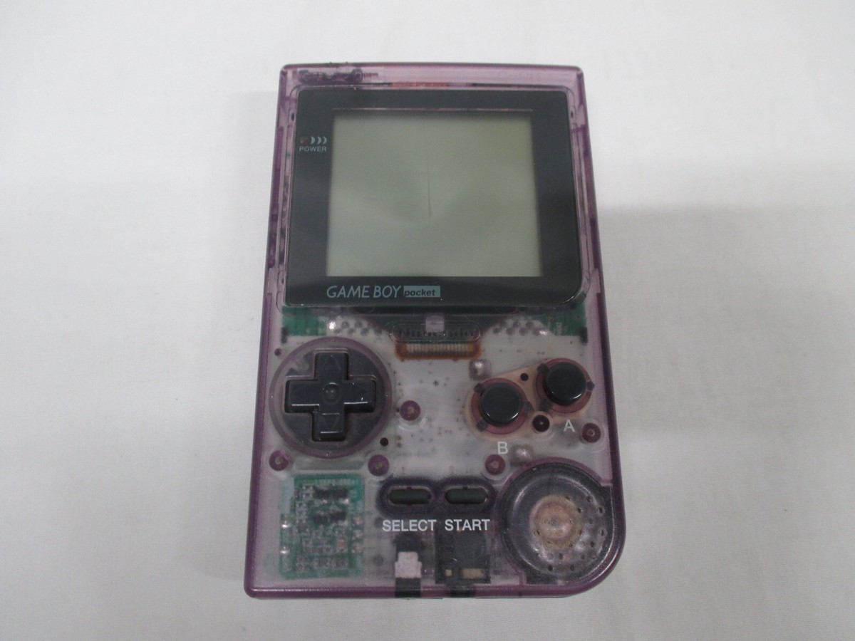 GB -- Game Boy Pocket Console - Clear Purple -- JAPAN Game