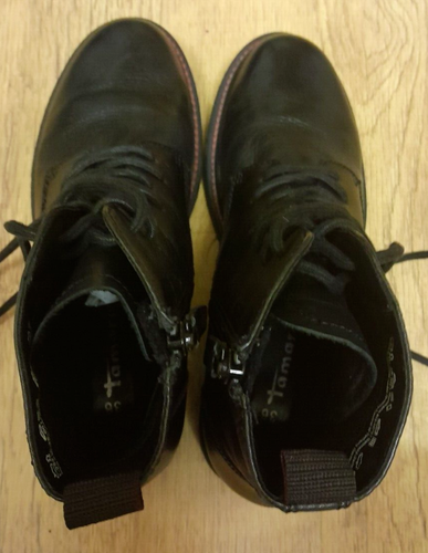 TAMARIS Ultra Comfort Black Lace Up Ankle Boots Size 36/UK 3.5 - Picture 14 of 23