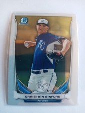 2014 Bowman Chrome Christian Binford Prospects Rookie Rc #CTP-65 Baseball MLB 