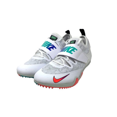 Nike PV Pole Vault Elite Track Shoes w/ Bag - White/Jade - AA1204-100 - Sz: 12
