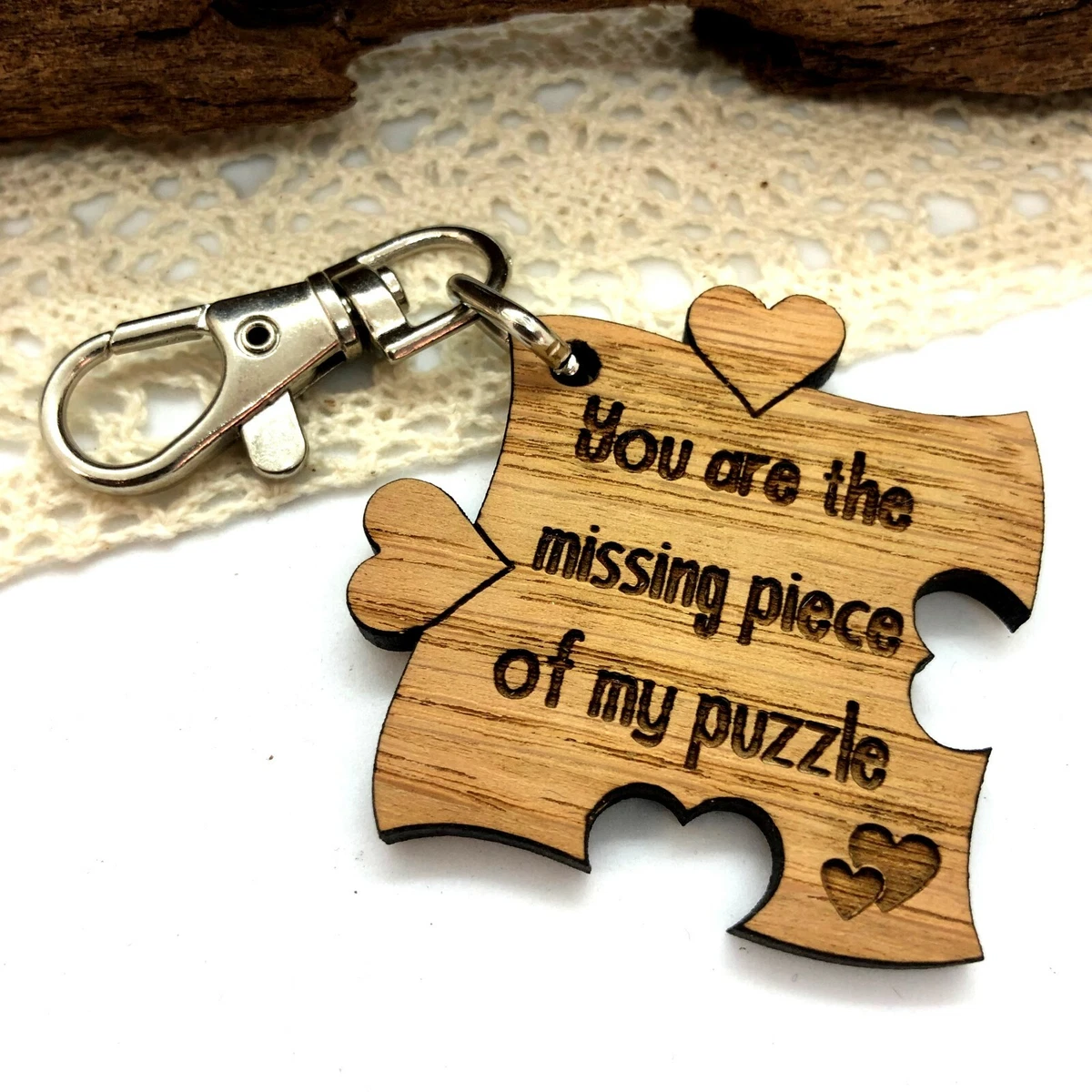 Puzzle piece store keychain bulk