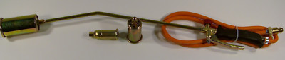 PROPANE TORCH and 3 Nozzle Tips 60'' Hose 20 # lb Bottle Apapter Weed Burn Ice LP