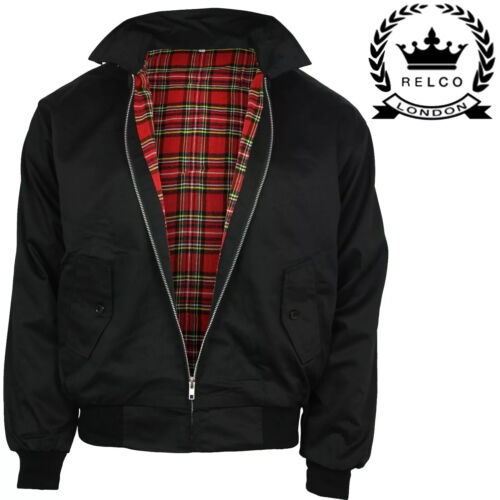 Relco Harrington Jacke flaschengrün Tartanfutter Haut Mod/Ska/Northern Soul - Bild 2 von 2