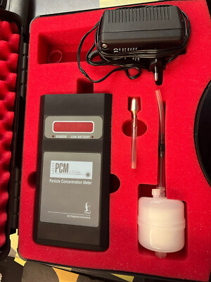 icleen PCM Laser-Partikelzähler, Model 228, Feinstaub Luftfilter neuwertig in OV