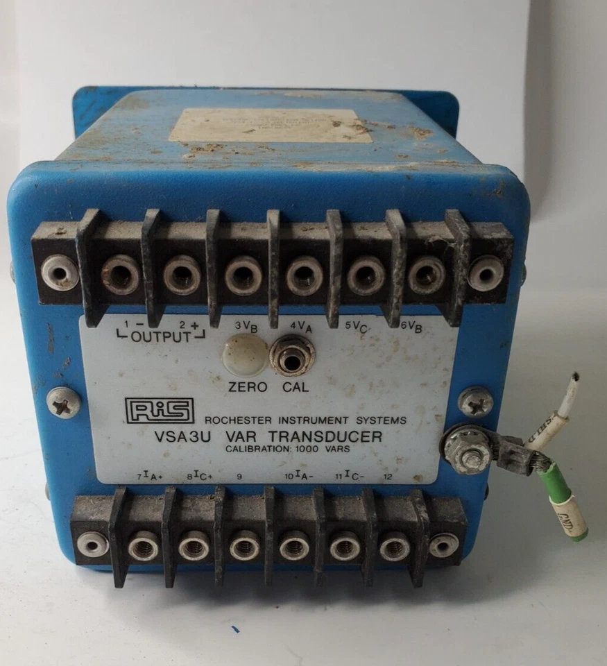 ROCHESTER INSTRUMENT SYSTEMS VAR TRANSDUCER VSA3U VSA3U-Z 85-150VAC/0-5A - Image 4 of 4