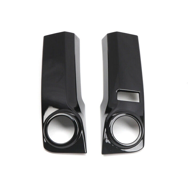 Console central preto brilhante acabamento de capa tira 2 peças Toyota 4Runner 2014-2023 - Imagem 3 de 4