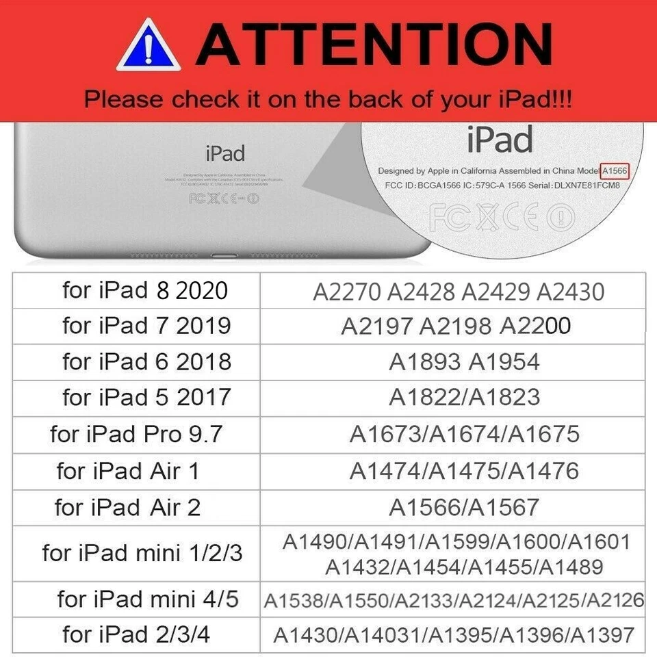 Shockproof Heavy Duty Hard Case Stand Cover for iPad 9th 10.2" Pro 9.7 Air Mini - Image 2 of 4