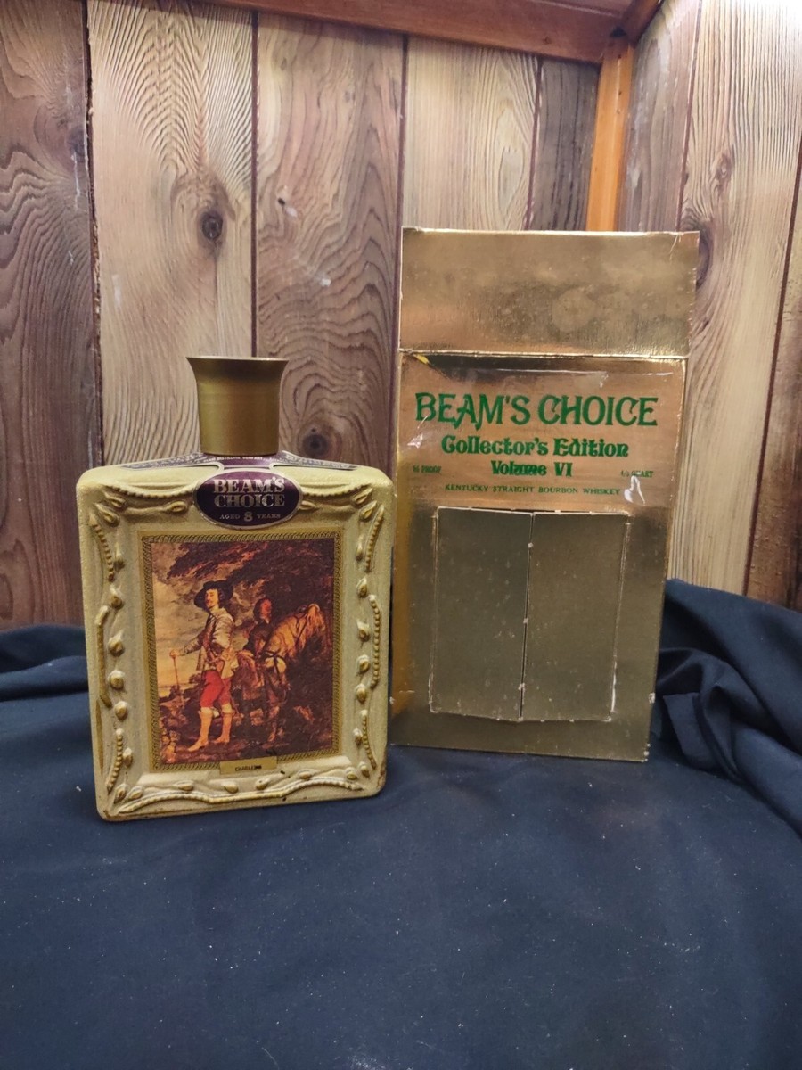 Vintage Beams Choice Jim Beam Collectible Bottle Charles I with