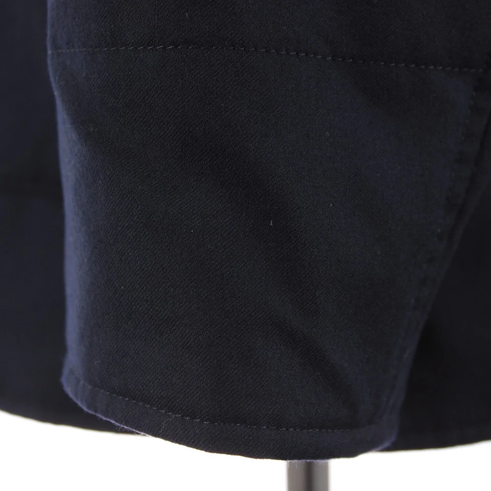 Abrigo de coche de lana Zanella nuevo con etiquetas Vitale Barberis Canonico con gamuza talla M EE. UU. en azul marino Foto 3 de 4