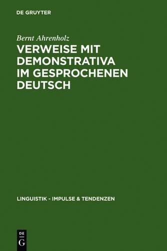 Thumbnail - Bernt Ahrenholz Verweise Mit Demonstrativa Ge (gebundene Ausgabe) (us