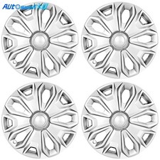 Autoswallow Hupcaps For Ford Transit 2015-2024 Wheel Covers Silver Set Of 4pcs Autoswallow Hupcaps For Ford Transit 2015-2024 Wheel Covers Silver Set Of 4pcs