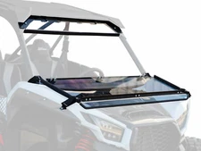 SuperATV Scratch Resistant Flip Down Windshield for Kawasaki Teryx KRX 1000