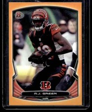 2014 Bowman Football Orange Foil A.J. Green #40/50 Cincinnati Bengals #99