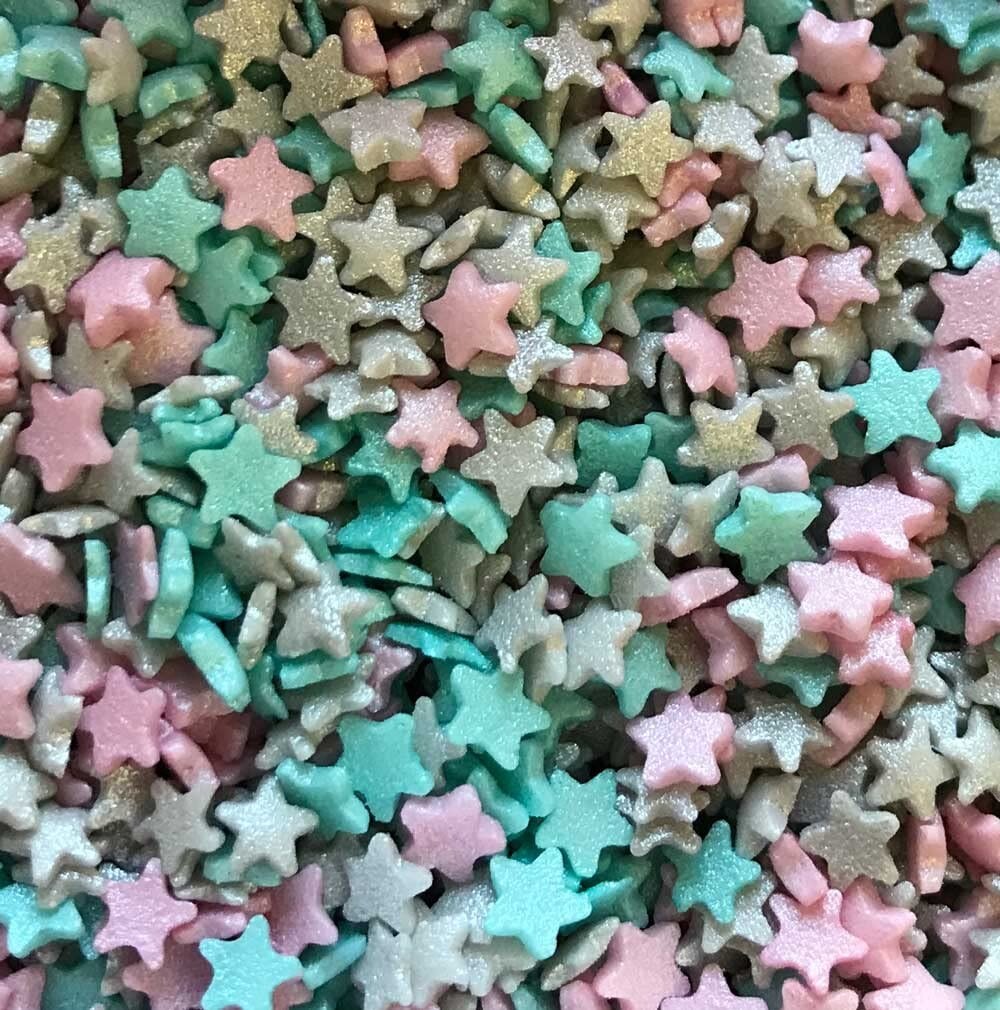 A Pinch Of Glimmer Unicorn Mini Stars 25g Edible Cake Decorations/Sprinkles 1830