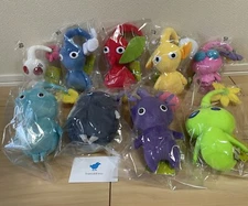 Complete 9 Set Pikmin ALL STAR COLLECTION Plush Doll Nintendo JPN Sanei
