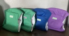 Wegreeco Washable Male Dog Diapers/Shields Size Medium  Quantity 4