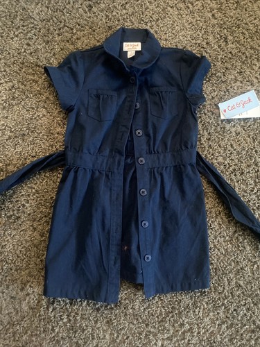 Cat & Jack Dresses Skirt Skort Uniform Girls Size 4 Lot of 5 Blue/Tan NWT T58 - Picture 15 of 18