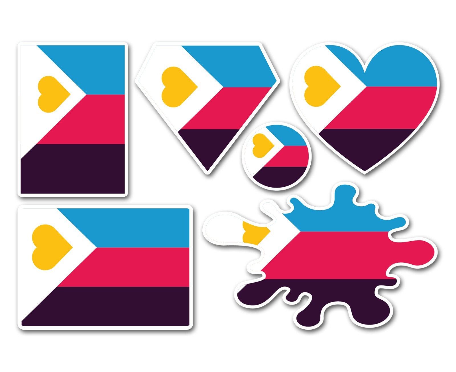 A5 Sticker Sheet Transgender Flag Vinyl Stickers - LGBTQ Gay Pride Rights #83064 - Image 25