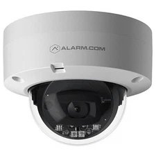 Alarm.com ADC-VC827P 1080P Indoor/Outdoor Fixed Vandal Resistant Dome Camera, WH