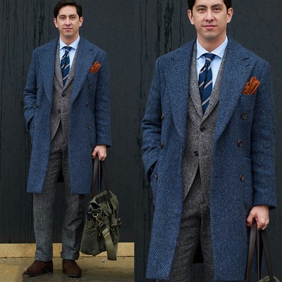 herringbone overcoat men